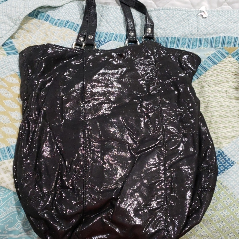 Large hobo shimmer bag